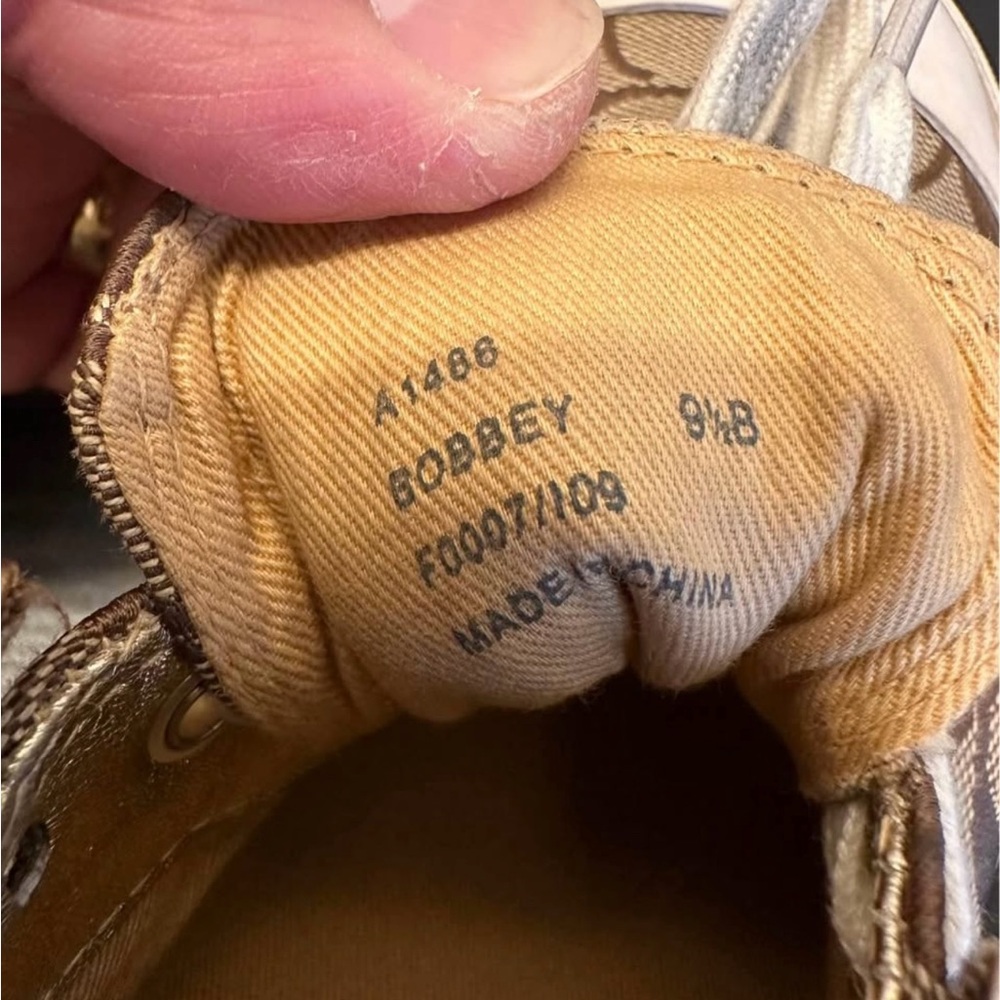 Coach Women's Brown and Gold Sneakers Sz9.5 - Picture 5 of 5